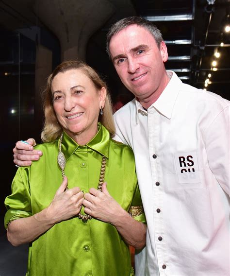 prada creative director 2024|raf simons wife.